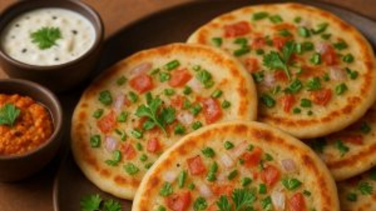 Instant Atta Uttapam Recipe