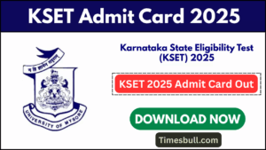 KSET 2025: KSET exam admit card released, download @cetonline.karnataka.gov.in