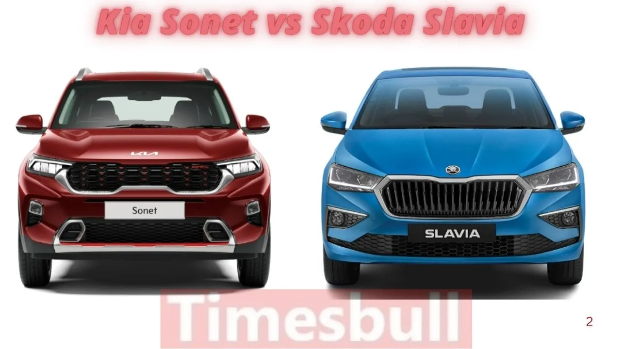 Kia Sonet Vs Skoda Slavia