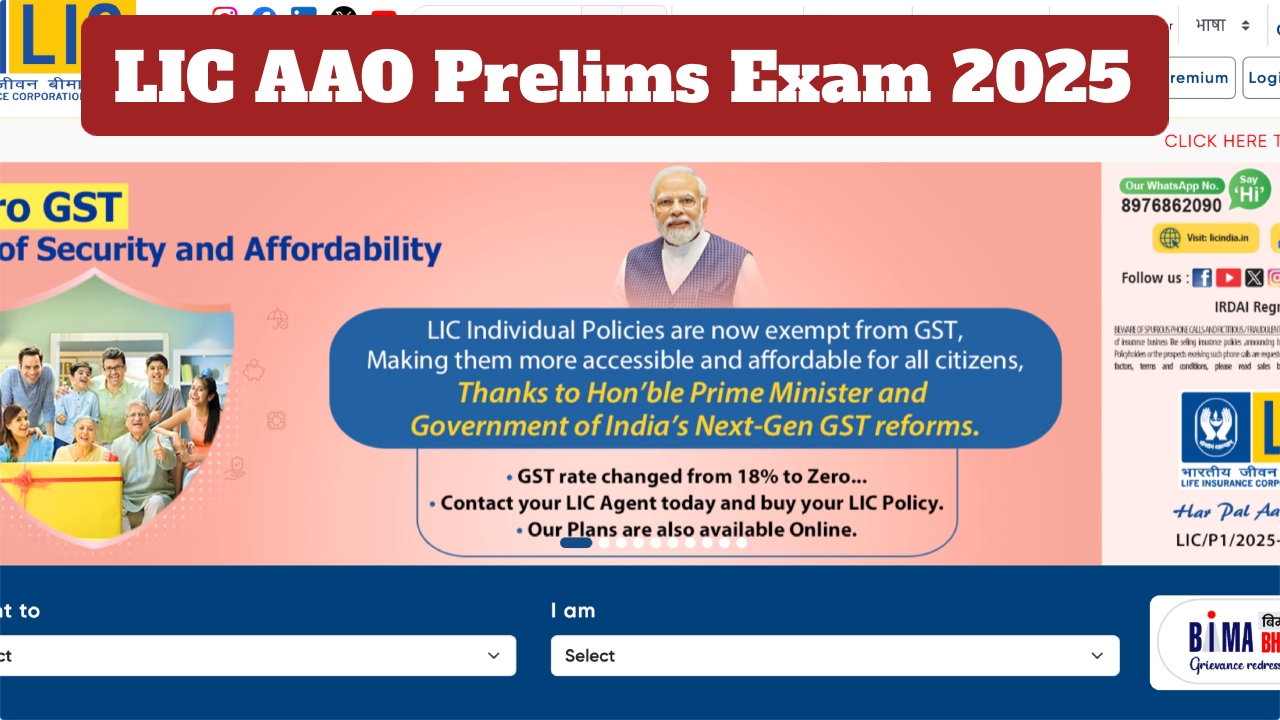 LIC AAO Prelims Exam Starts...