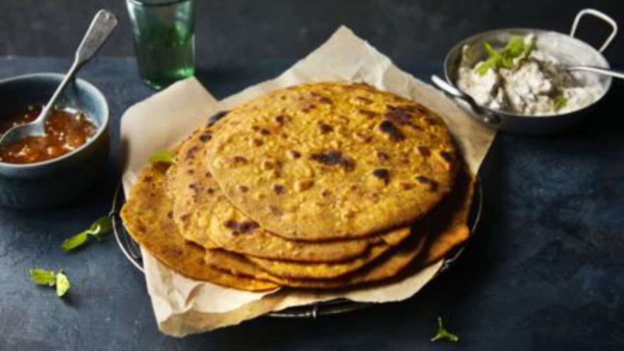 Leftover Dal Paratha Recipe