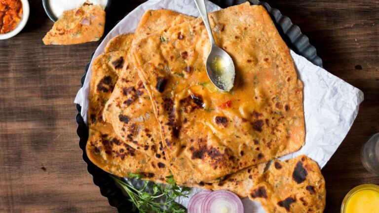 Leftover Dal Paratha Recipe