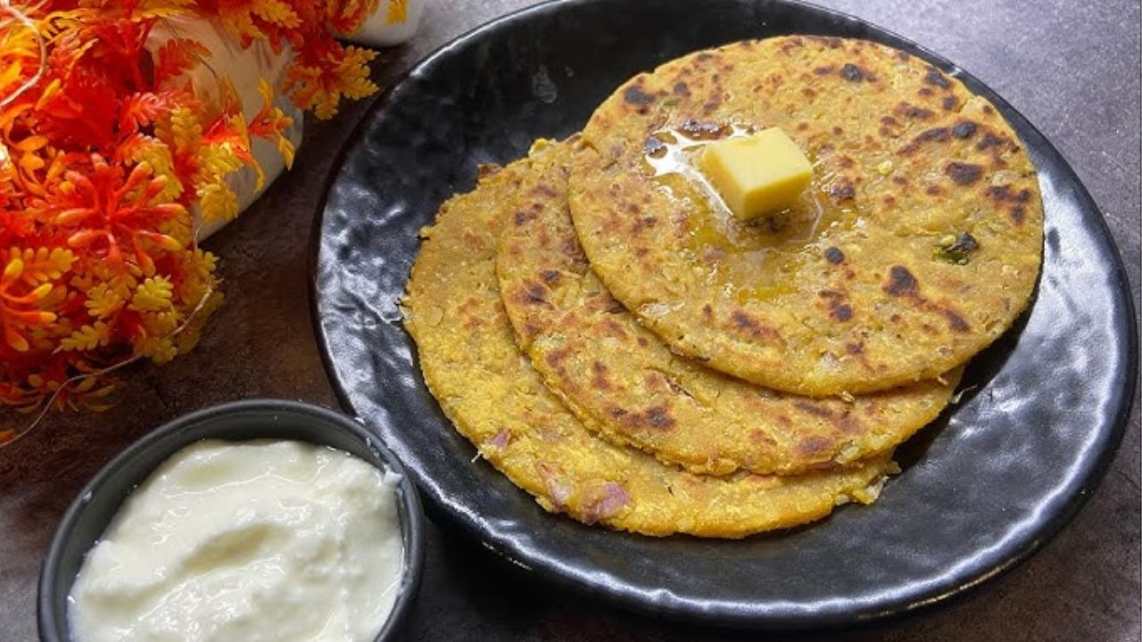 Leftover Rice Thepla Recipe