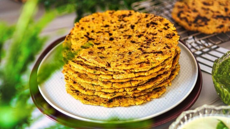 Leftover Rice Thepla Recipe