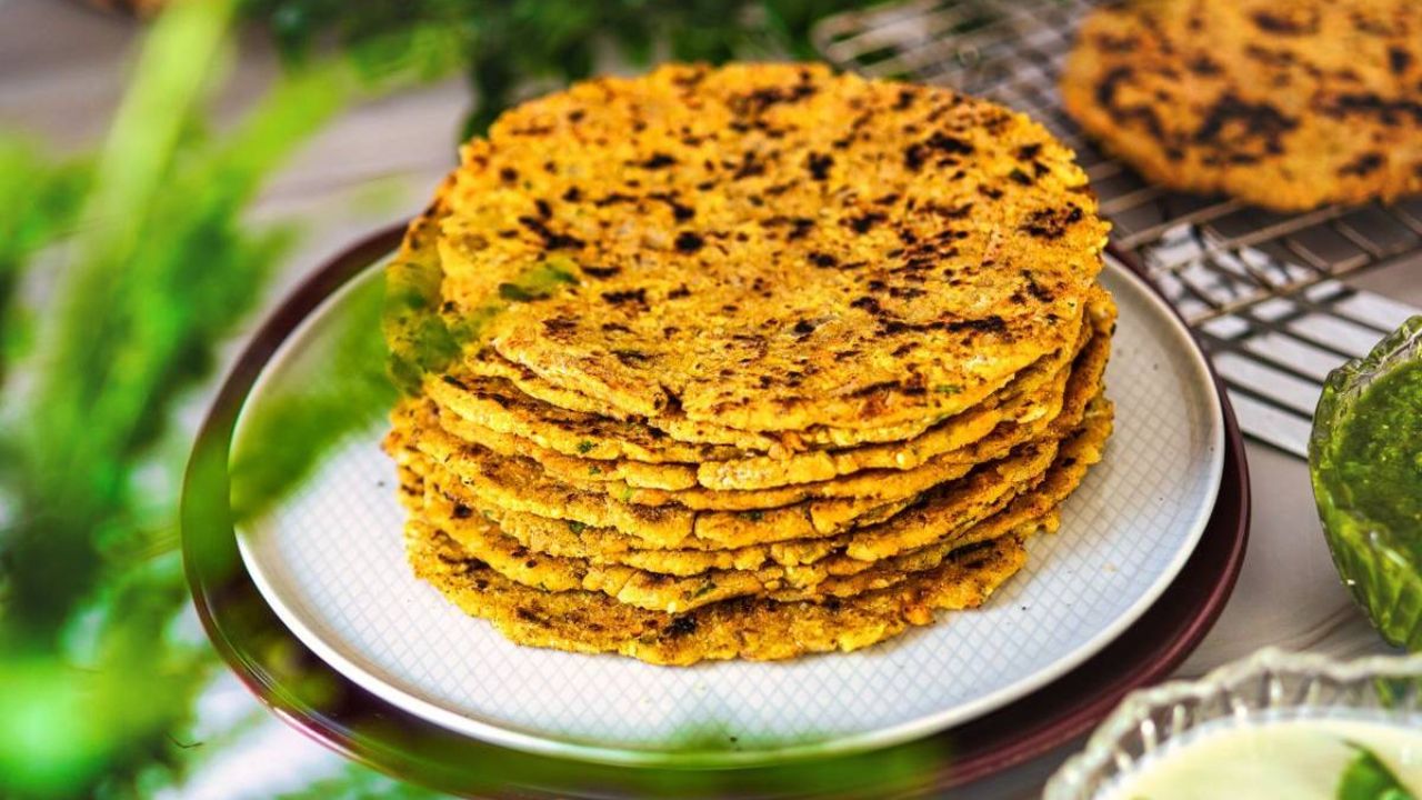 Leftover Rice Thepla Recipe: