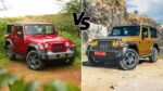 Mahindra Thar 2025 Old vs New Model