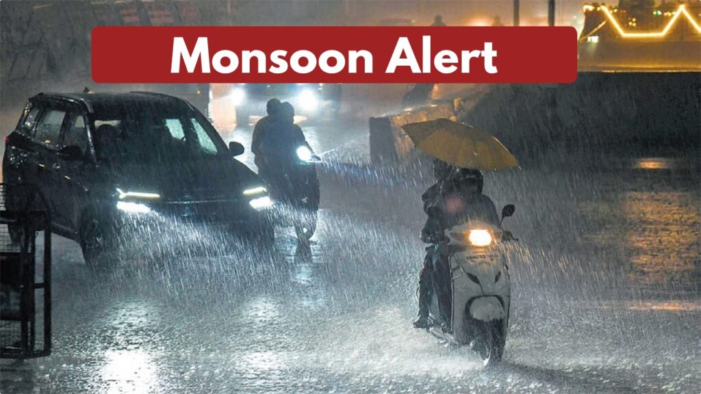 Monsoon Alert – Very Heavy Rain Alert in 27 UP Districts & Other States for Next 3 Days