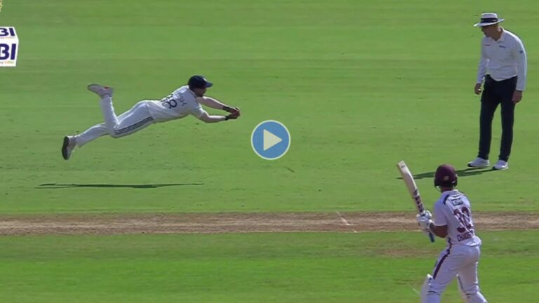 Takes Stunning Flying Catch Off Siraj's Bowling
