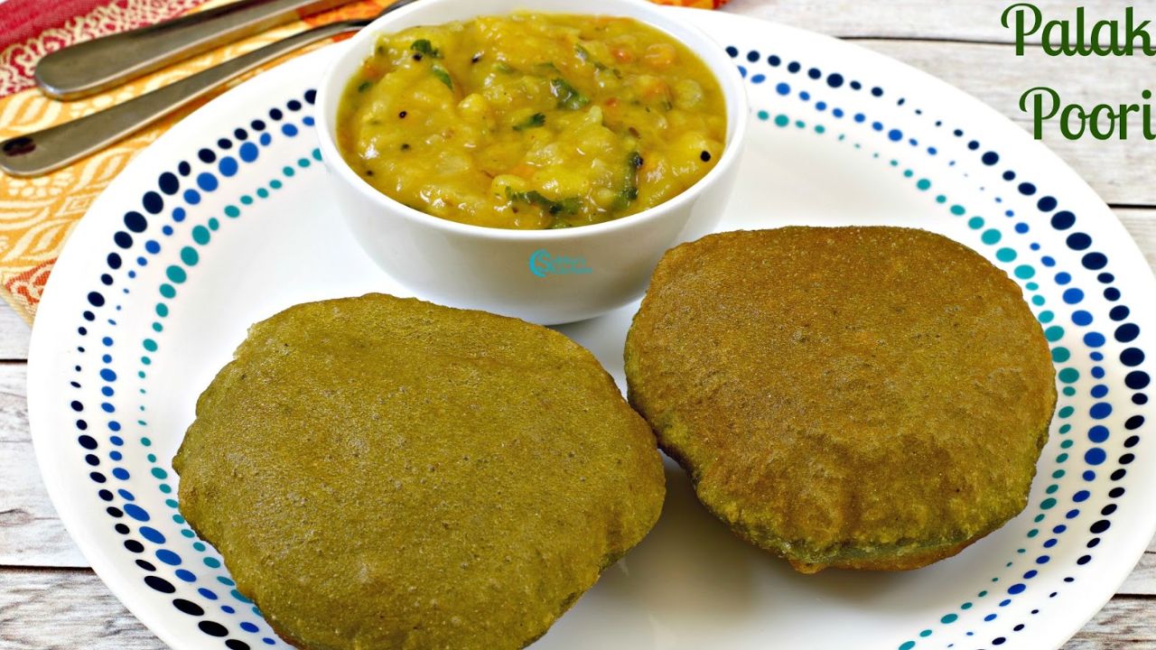 Palak Puri Recipe