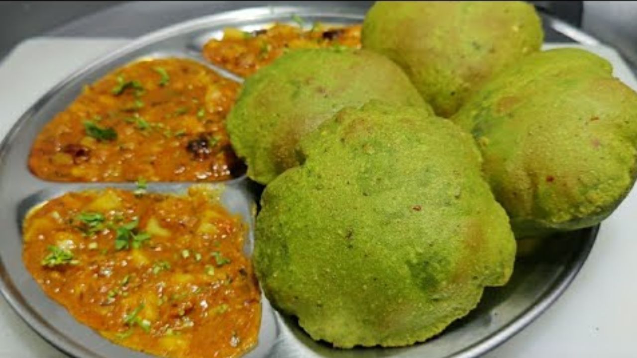 Palak Puri Recipe