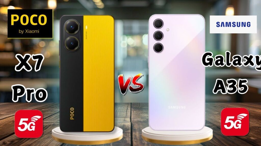 Poco X7 Pro 5G vs Samsung Galaxy A35 5G