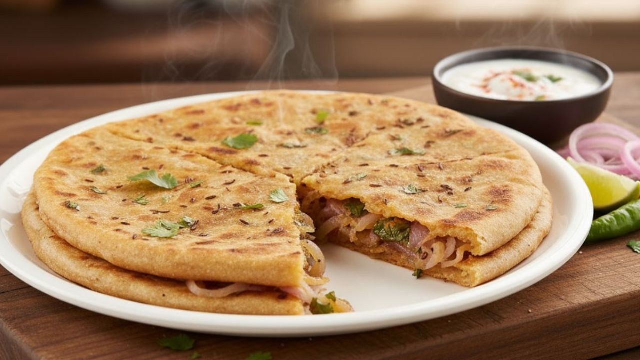 Pyaz Ka Paratha Recipe