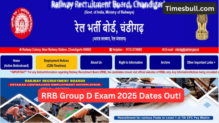 RRB Group D Exam 2025 Dates Out! CBT to Begin from November 17, Admit Cards Soon