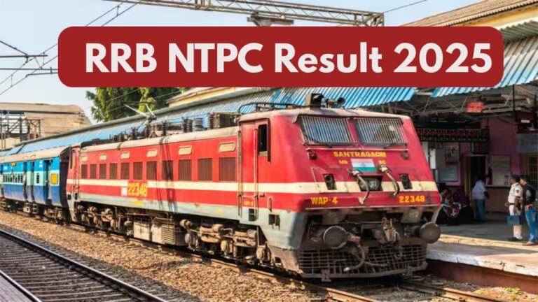 RRB NTPC Result 2025 – Direct Link to check Score at rrbcdg.gov.in
