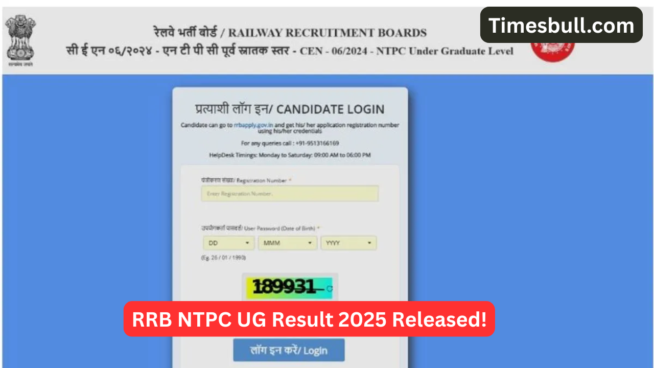 Big Update! RRB NTPC UG...