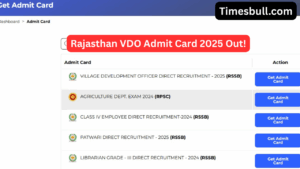 Rajasthan VDO Admit Card 2025 OUT! Download Now at rssb.rajasthan.gov.in