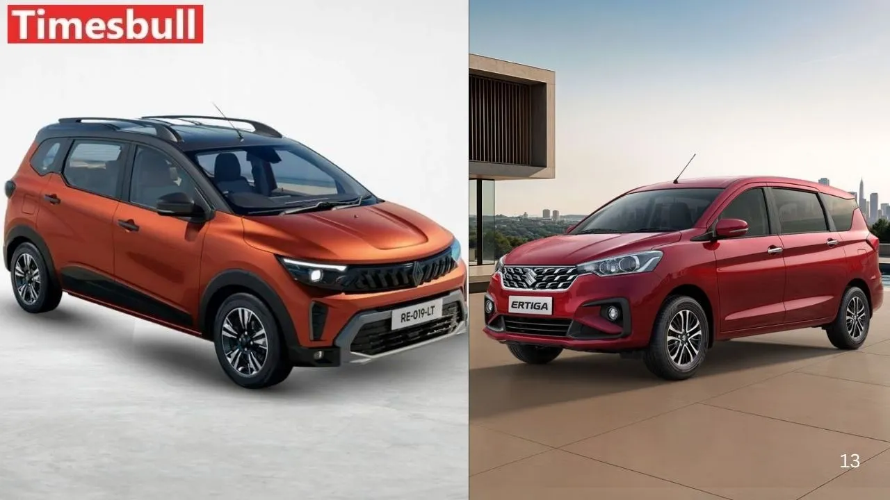 Renault Triber Vs Maruti Suzuki Ertiga