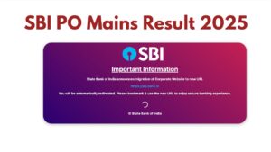 SBI PO Mains Result 2025 – Direct Link to Download Scorecard at sbi.co.in