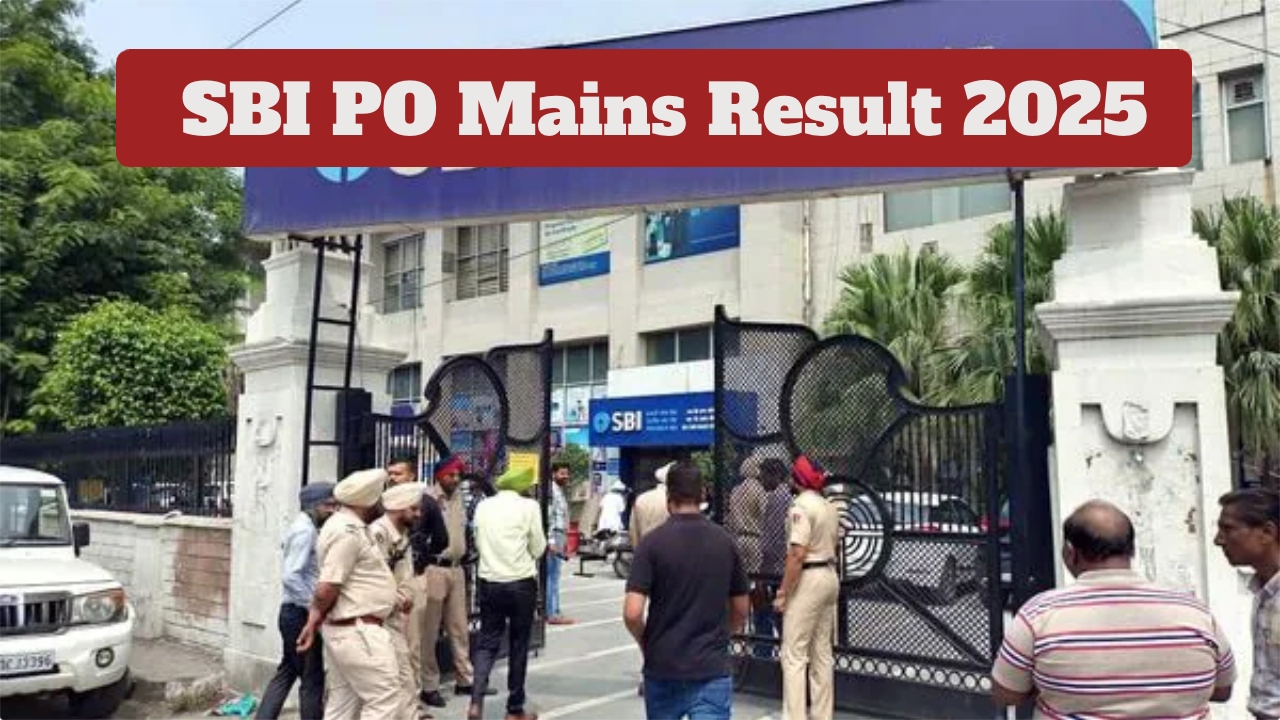 SBI PO Mains Result 2025...