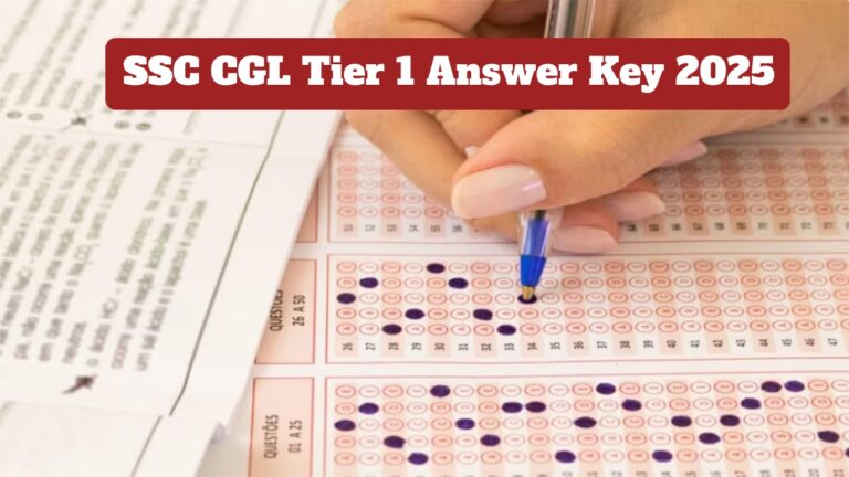 SSC CGL Tier 1 Answer Key 2025 Declared on (Oct 15), Direct Download Link at ssc.gov.in
