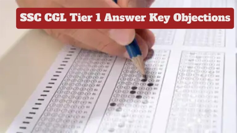 SSC CGL Tier 1 Answer Key Objections Window Open Till October 21, Check inside Deatils