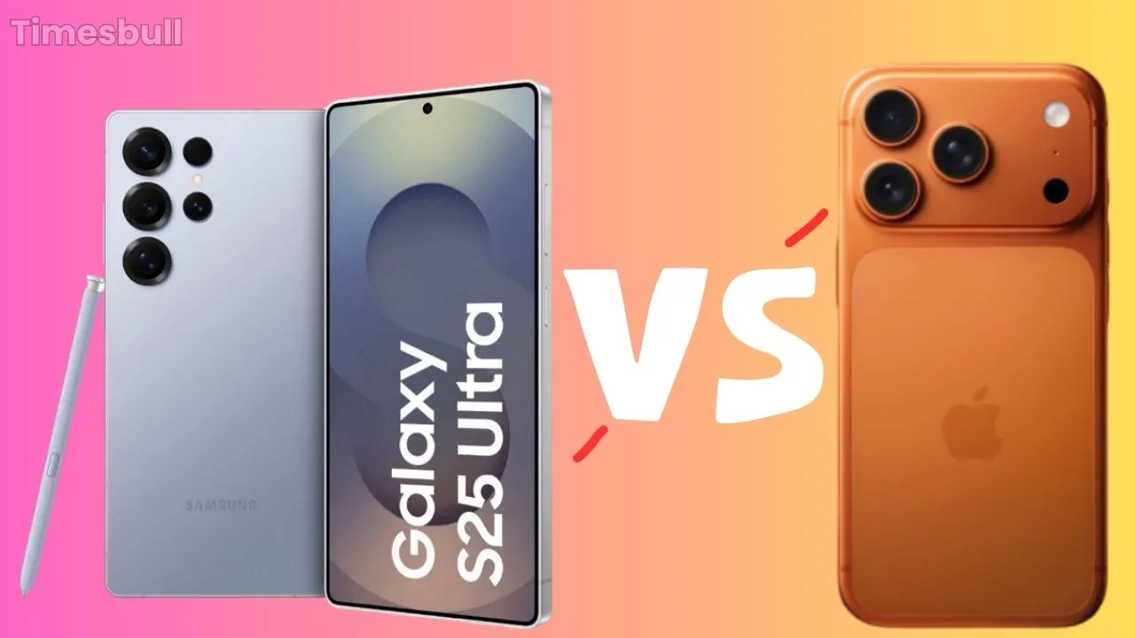 Samsung Galaxy S25 Ultra Vs Iphone 17 Pro