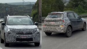 Skoda Kushaq Facelift to debut soon – Latest Spy Shots Hint at Exciting New Design and Features