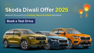 Skoda’s Diwali Mega Offer – Up to ₹4.5 Lakh Discounts on Kushaq, Slavia, Kylaq and Kodiaq