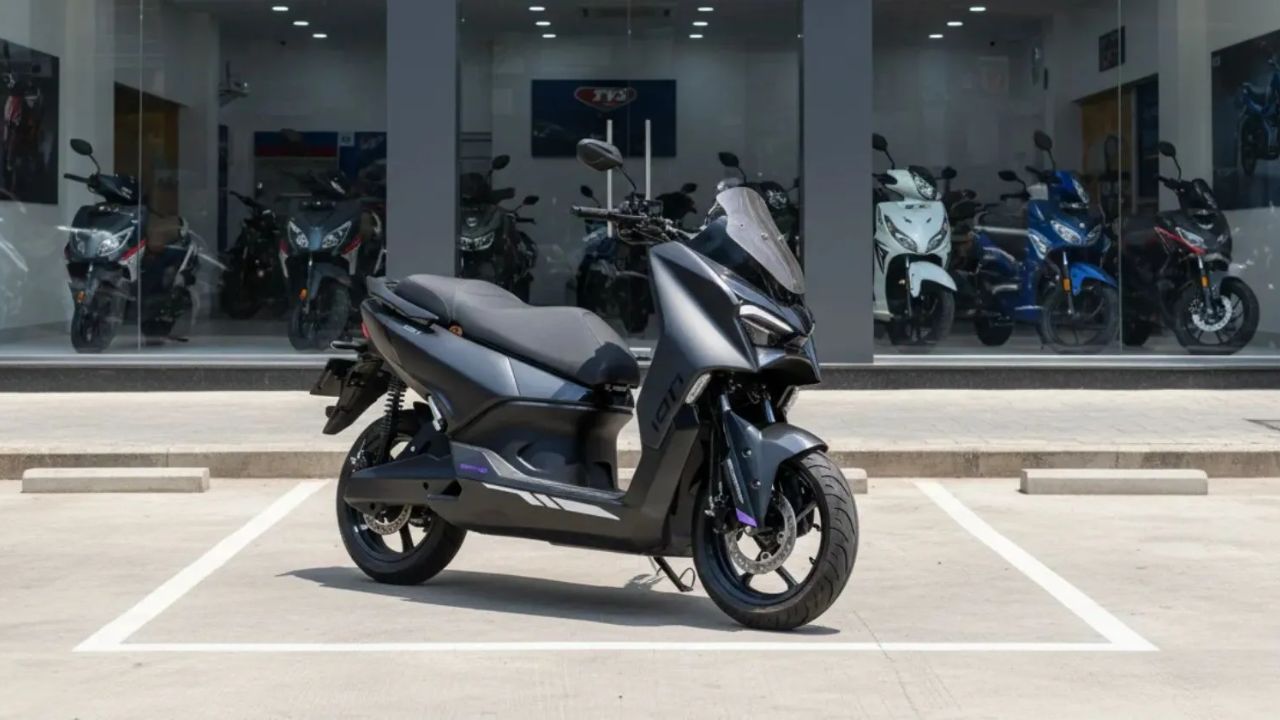 TVS M1-S Electric Maxi-Scooter: This Electric Beast with a 150km Range Will  Be Showcased at EICMA 2025, Learn All About It - Times Bull