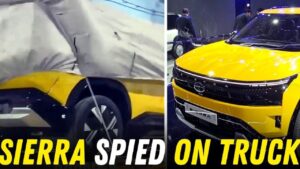 New Tata Sierra makes a stunning comeback: SUV spotted on a truck for a TVC shoot ahead of launch