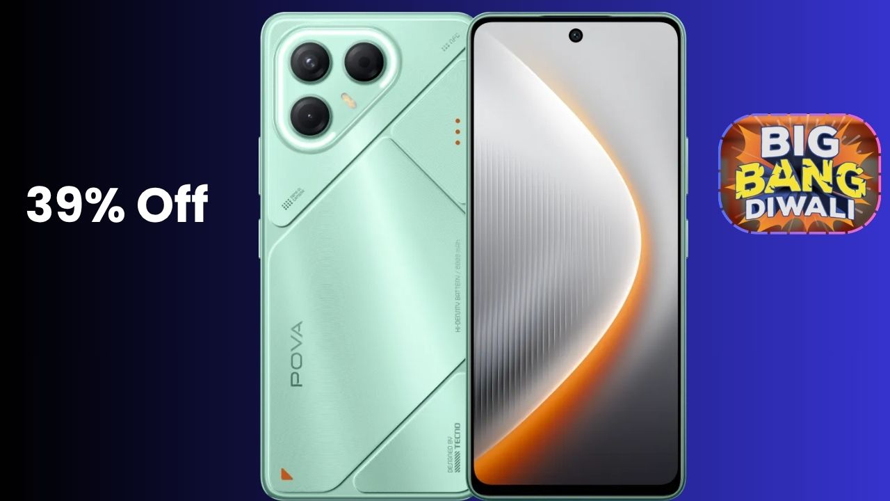 Tecno Pova 7 5G 50MP AI Camera Phone Gets 39% Off