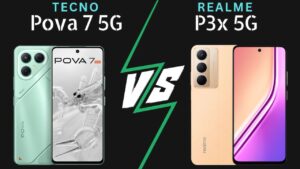 Tecno Pova 7 5G vs Realme P3x 5G: Which Offers Better Gaming and Camera?