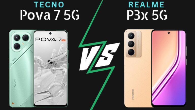 Tecno Pova 7 5G vs Realme P3x 5G: Which Offers Better Gaming and Camera?