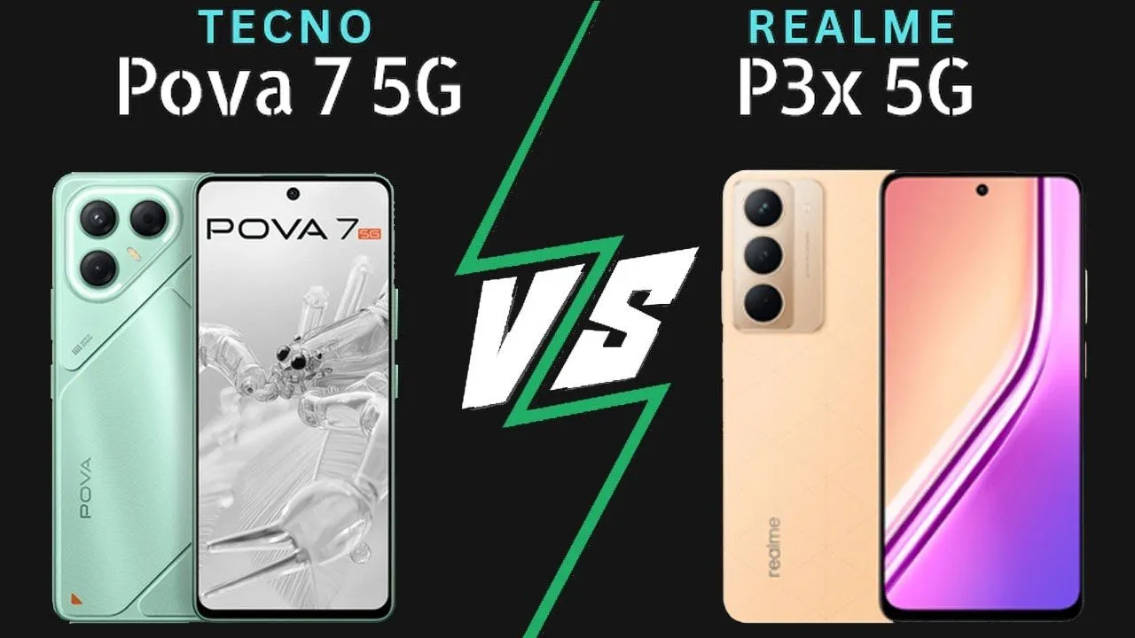 Tecno Pova 7 5g Vs Realme P3x 5g