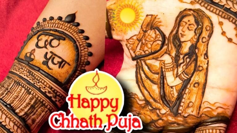 Traditional And Modern Chhath Puja Mehndi Designs 2025