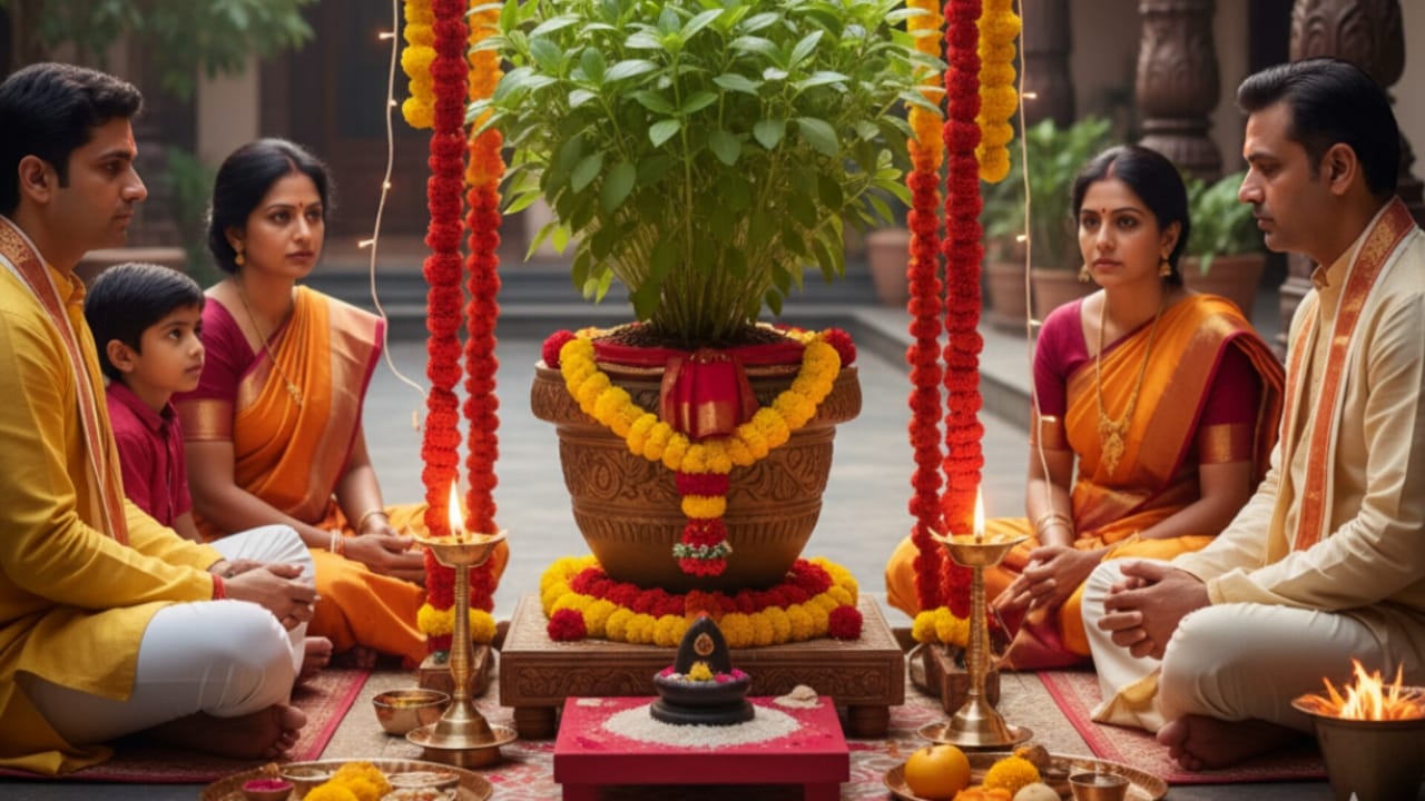 Tulsi Vivah 2025: Haldi Ritual...