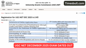 UGC NET December 2025 Exam Dates Out: NTA to Conduct Test from Dec 31 to Jan 7- Check Details!