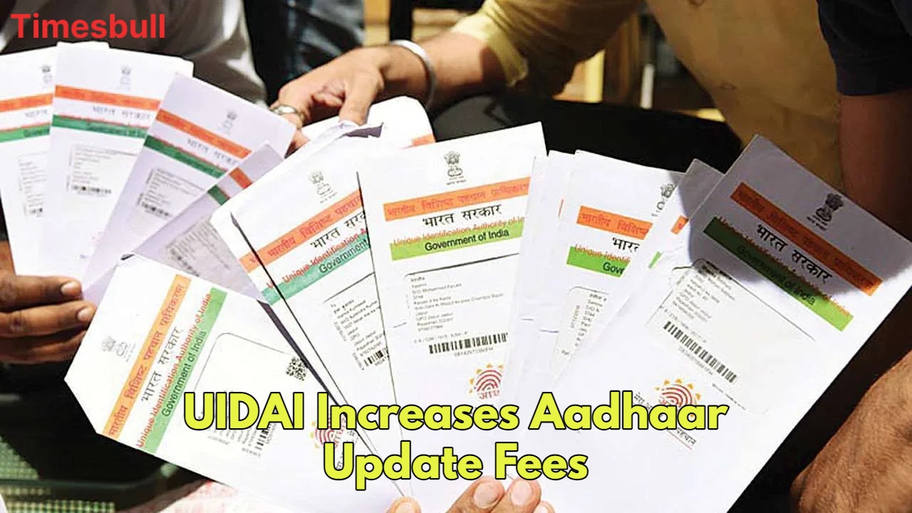 Aadhaar Update Price Hike: New...