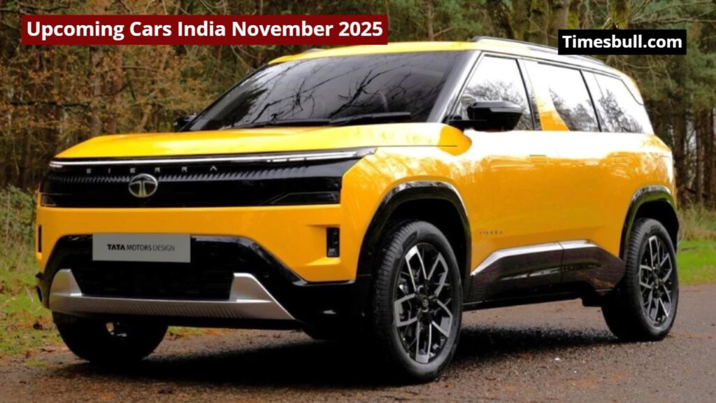 Upcoming Cars India November 2025