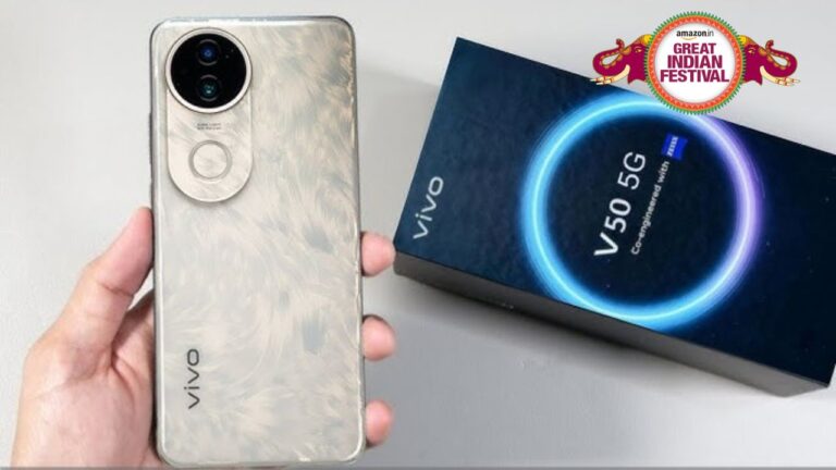 Vivo V50 5G Phone at ₹9,000 Discount in Amazon Great Indian Festival Sale with 12GB RAM & 90W Charging