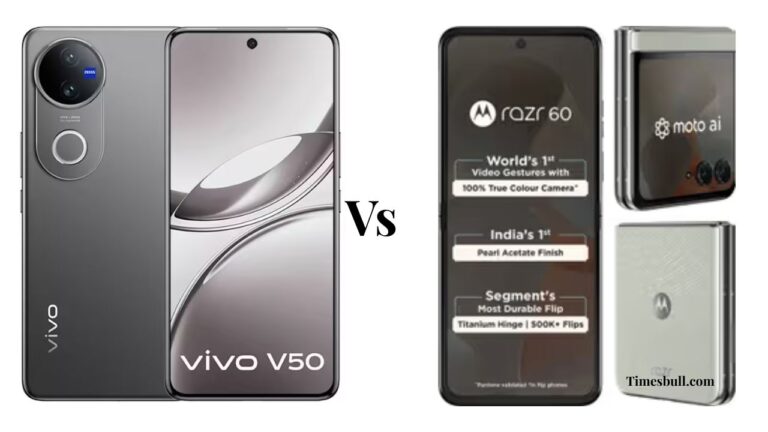Two 5G Giants Collide: Vivo V50 5G vs Motorola Razr 60 5G Detailed Comparison