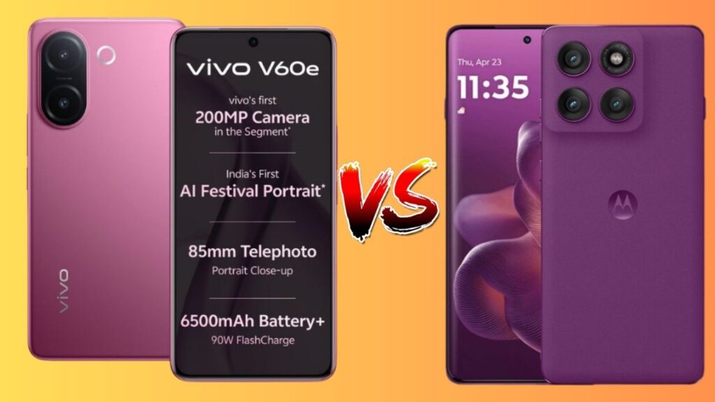 Vivo V60e 5G vs Motorola Edge 60 Pro