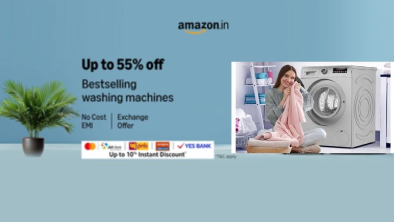Best-Selling Washing Machine Up to 55% Off in Amazon’s Today Sale Offer