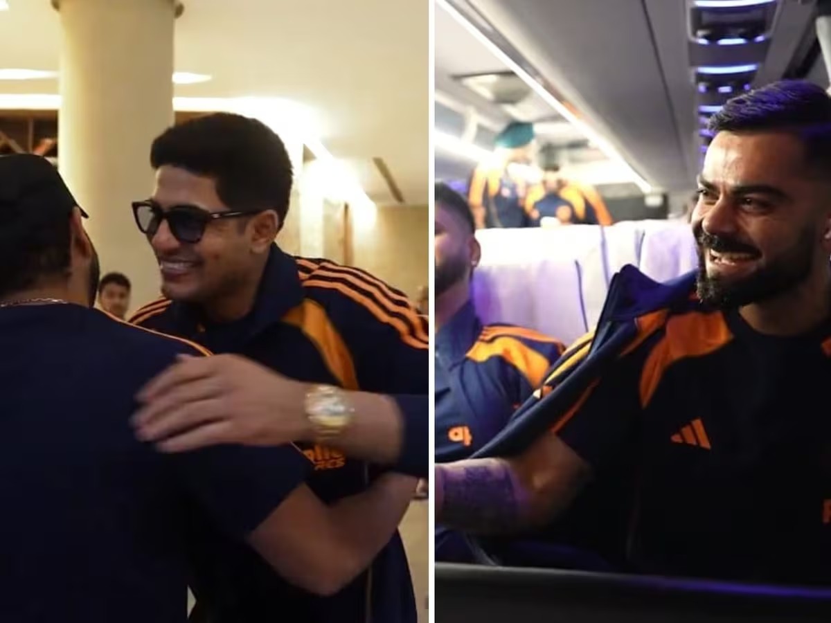 Shubman Gill with Rohit Sharma and Virat Kohli