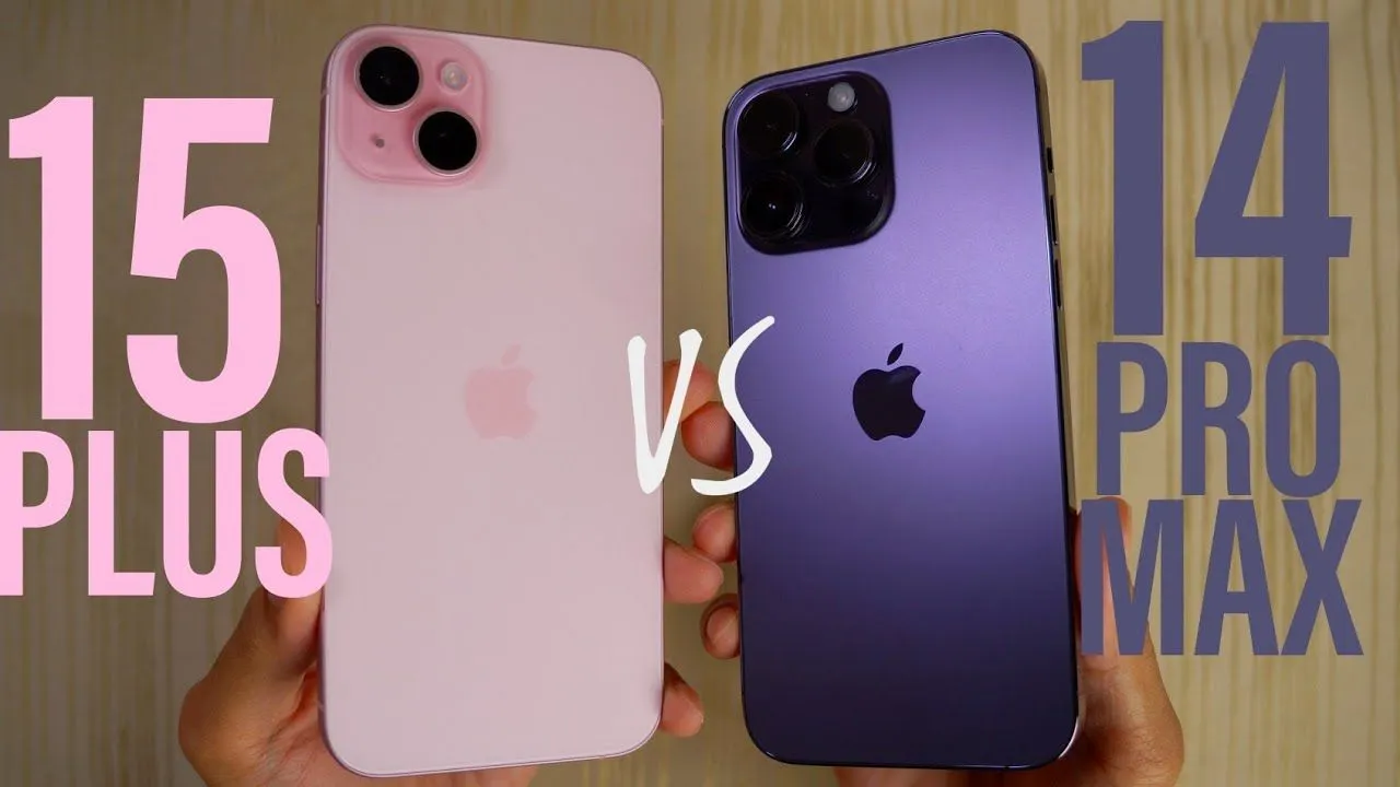 Iphone 14 Pro Max Vs Iphone 15 Plus