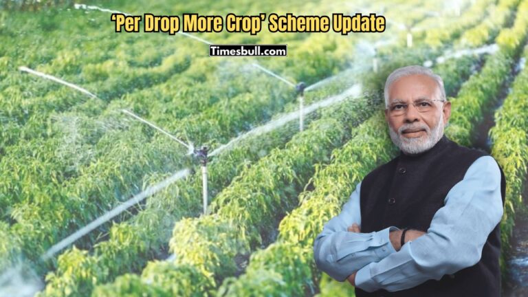‘Per Drop More Crop’ Scheme Update: 55% Subsidy to Boost Water Conservation, Apply Like This