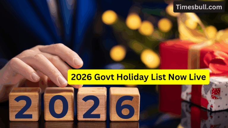 2026 Govt Holiday List Now Live! Know All National, Festival and Restricted Holidays Before Planning Your Year