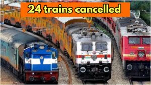 Railway Update – Passengers please note, 24 trains cancelled, check list now