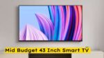 43 inches smart tv