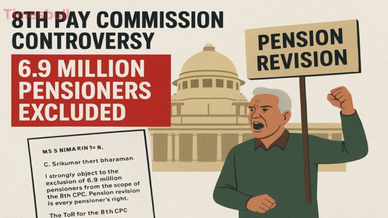 8th CPC Under Fire: Controversy Erupts as Govt Finalizes 8th Pay Commission Without Pension Review